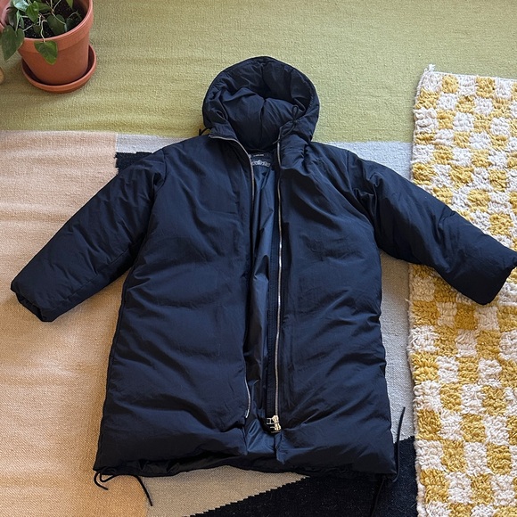 Everlane Jackets & Blazers - Everlane ReNew Black Long Puffer Jacket